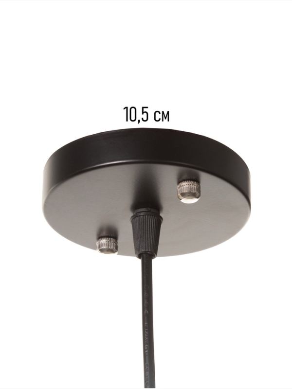 Светильник Светильник "Манчестер" (Вышивка) 1х40Вт Е27 черный 12,5х12,5х24+100см