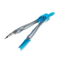 Циркуль металлический Calligrata, 115 мм, с защитным колпачком на иголке, в пластиковой тубе, МИКС