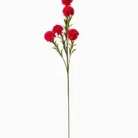 Цветы искусственные &laquo;Хризантема помпон&raquo;, h=80 см, d=6 см, малиновые