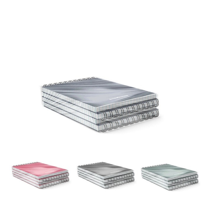 Блокнот на гребне А6, 60 листов, клетка, ErichKrause  Блокнот на гребне А6, 60 листов, клетка, ErichKrause "Classic", пластиковая обложка шелкография, блок офсет белизна 100%, блок офсет, микс