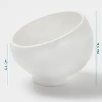 Блюдо Hanna Kn&ouml;vell, 430 мл, h=9.6 см, фарфор, белое