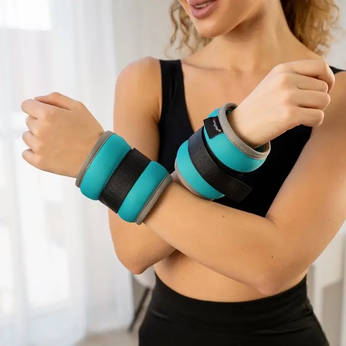 Утяжелители неопреновые ONLYTOP, 2 шт. &times; 0.5 кг, цвет мятный