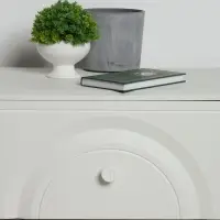 Ручка кнопка CAPPIO RK001, d=32 мм, белая, набор 10 шт.
