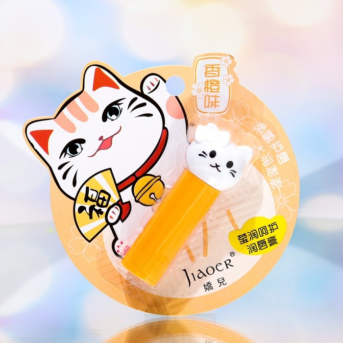 Губная помада гигиеническая «Котенок», с цитрусом Губная помада гигиеническая «Котенок», с цитрусом