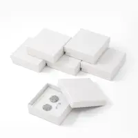 Набор коробочек подарочных 6 шт. &laquo;Стёганая&raquo;, 9&times;9&times;2 см, белый