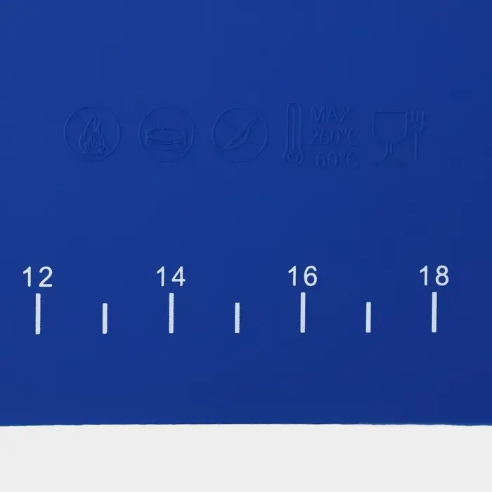 Коврик для выпечки и раскатки теста с разметкой Доляна &laquo;Эрме&raquo;, силикон, 40&times;30 см, синий