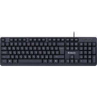 Клавиатура Defender Daily HB-162 RU проводн,черный,104кнопки+FN, 1.8м 45162