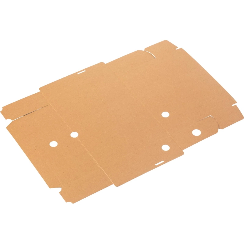 Короб архивный Комус 75 мм микрогофр, выруб.зам. бирюзовый