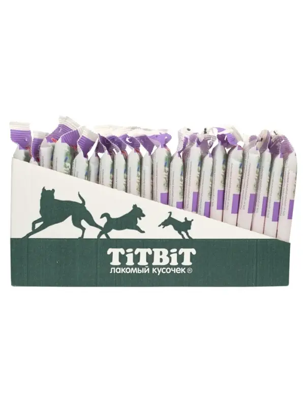 Жевательный снек Titbit со вкусом печени говяжьей для малых пород, 40 г