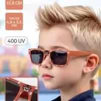 Очки солнцезащитные детские &laquo;Щенки&raquo;, UV 400, дужка 12.8 см, линза 4.5&times;3.5 см
