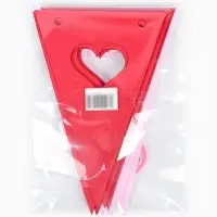 Гирлянда-флажки "сердечки" 2,5 м