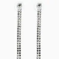 Гарнитур 2 предмета: кулон, серьги &laquo;Элегантность&raquo;, кисточки, белые в серебре, 50 см