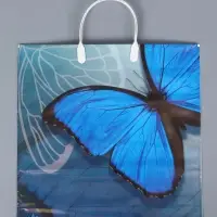 Пакет Легкость полета- пластиковая ручка 36 х 37 см 100 мкм