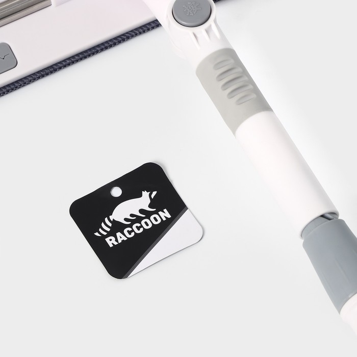 Щётка для окон Raccon, фиксатор, стальная телескопическая ручка 65(105) см, водосгон 28,5 см, насадка из микрофибры 28,5×8,5 см Щётка для окон Raccon, фиксатор, стальная телескопическая ручка 65(105) см, водосгон 28,5 см, насадка из микрофибры 28,5×8,5 см