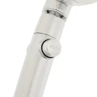 Лейка для душа ZEIN Z0014, пластик/нержавейка, 3 режима, микроскопические точки, цвет хром