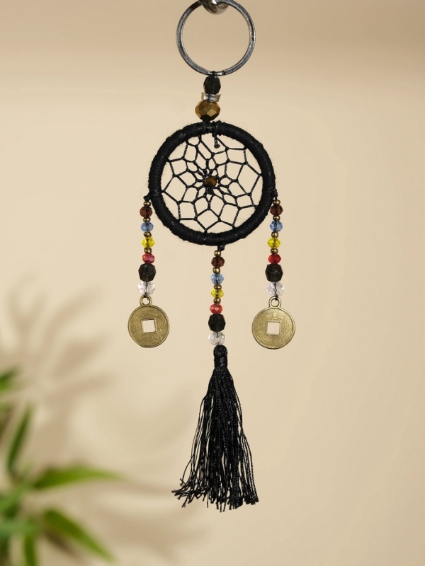 Брелок Брелок "Ловец снов" 4х15 см. чёрный
