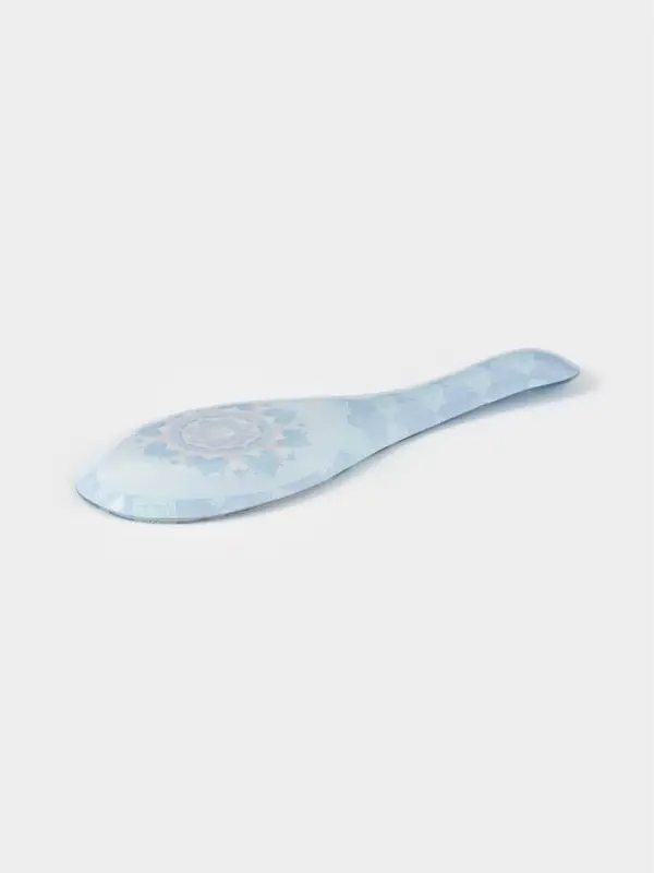 Подставка под ложку Доляна &laquo;Анха&raquo;, 21.5&times;7.7 см, стекло, голубая