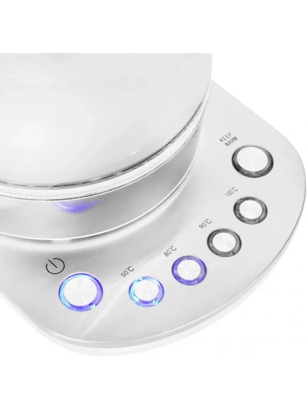 Чайник HYK-G4033 1.7л. 2200Вт белый