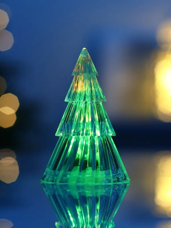 Световая фигура  Световая фигура "Елочка", 9 см, 1 LED, LR44x3, RGB