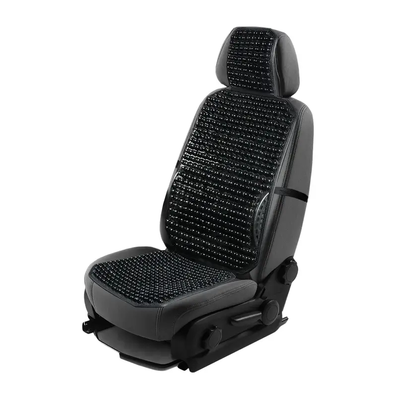 Накидка массажная AVS M2410BP-BL (большая с поддержкой) шарики (Черный), 1 шт.