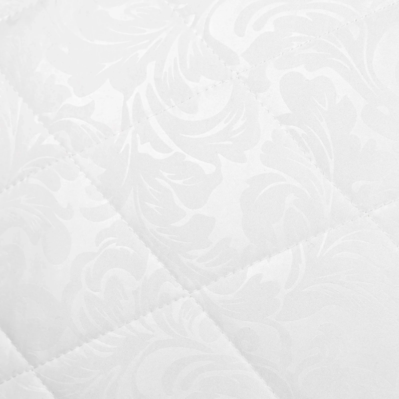 Подушка Luscan 50х70 см стеганная микрофибра/лебяжий пух, с цветным кантом