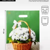 Пакет &laquo;Идеальный подарок&raquo;, полиэтиленовый с вырубной ручкой, 31&times;40 см, 60 мкм