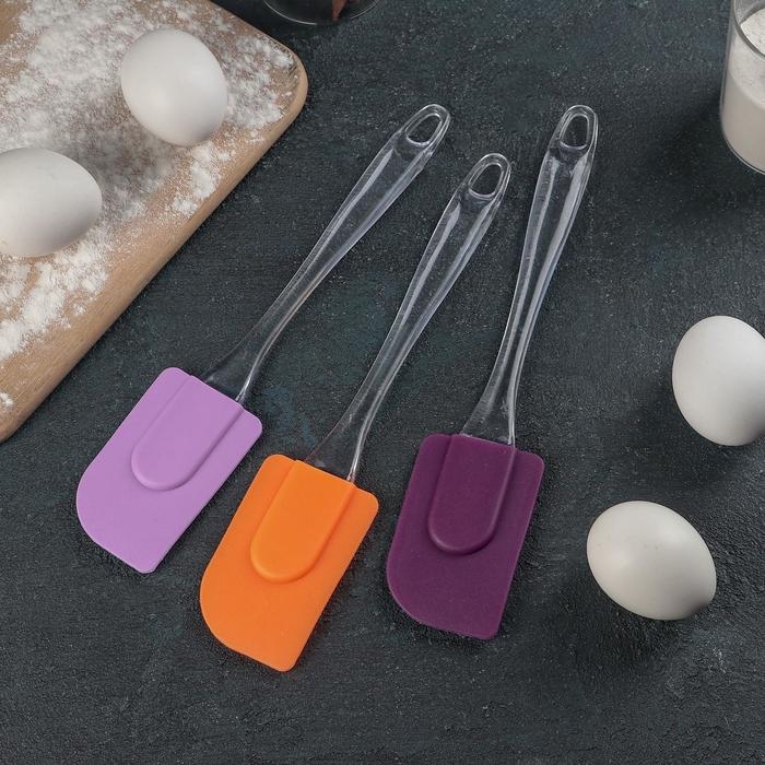 Лопатка Доляна «Лёд», 24,5 см, цвет МИКС Лопатка Доляна «Лёд», 24,5 см, цвет МИКС