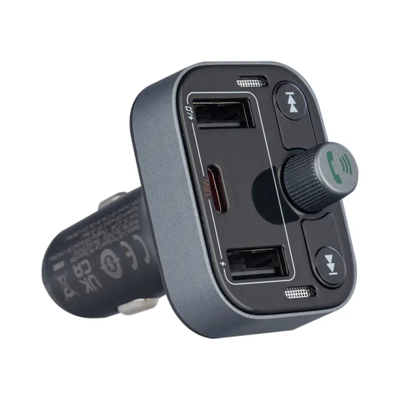 Модулятор на 2 USB +Type-C S-09 Pro Baseus C10762200113-00 черный