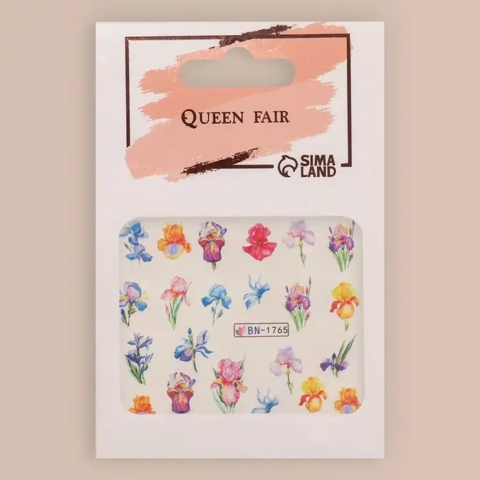 Слайдеры для ногтей «Цветочное счастье», разноцветные Слайдеры для ногтей «Цветочное счастье», разноцветные