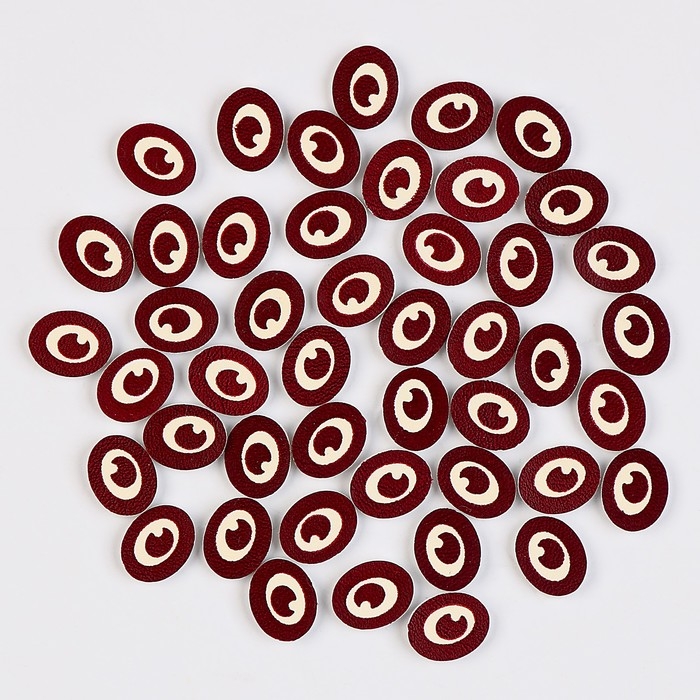 Глаза, набор 50 шт., размер 1 шт. — 1 × 1,2 см Глаза, набор 50 шт., размер 1 шт. — 1 × 1,2 см