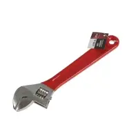 Ключ разводной ЛОМ, обрезиненная рукоятка, 250 мм