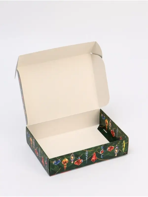 Набор подарочных коробок 3 шт. &laquo;Новый год&raquo;, Чебурашка, 21&times;15&times;5 см