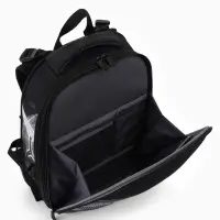 Рюкзак школьный для мальчика &laquo;Мяч&raquo;, Stavia, эргономичная спинка, 30&times;16&times;38 см, чёрный