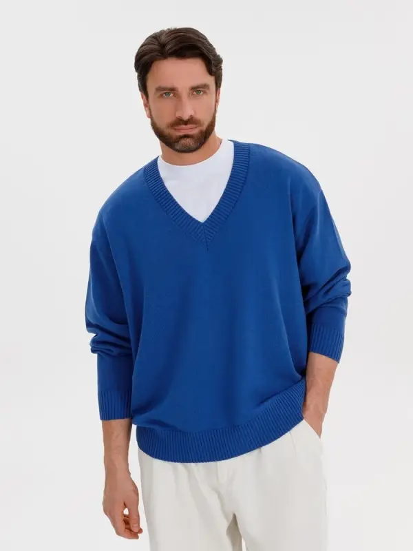 Джемпер Siluetti Stillan, синий, размер S/M Джемпер Siluetti Stillan, синий, размер S/M