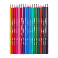 Карандаши цветные 18 цветов, детские, шестигранные, BIC Kids Tropicolors, пластиковые, ударопрочный грифель 3.2 мм