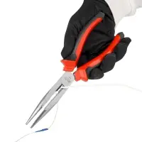 Длинногубцы прямые 200 мм AVS DLG0200-S