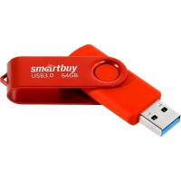 Флеш-память Smartbuy UFD 3.0/3.1 64GB Twist Red (SB064GB3TWR)