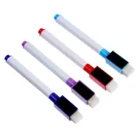 Маркеры с магнитом, цветные, на водной основе, набор 4 шт.