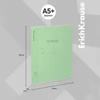 Тетрадь 12 листов в косую линейку ErichKrause «Классика Visio», обложка мелованный картон, зелёная Тетрадь 12 листов в косую линейку ErichKrause «Классика Visio», обложка мелованный картон, зелёная