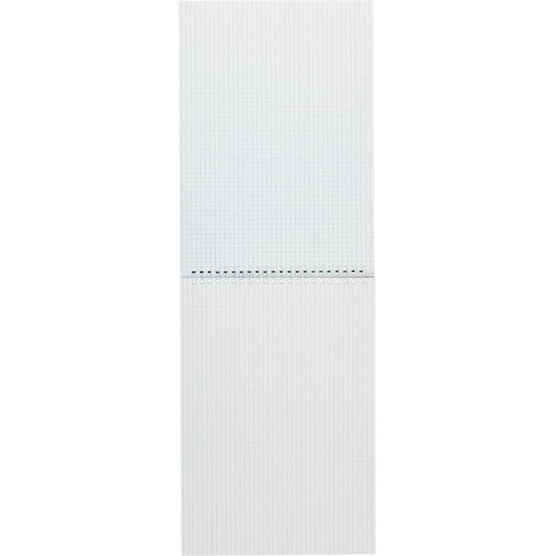 Блокнот на спирали А4 60л. синий картон д/лог.клет.14