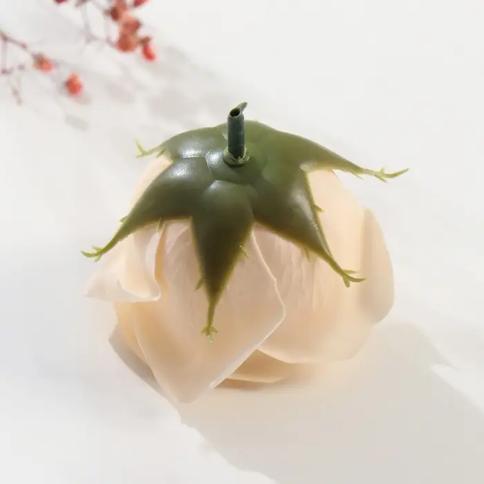 Мыльные лепестки Мыльные лепестки "Бутон королевской розы. Молочный" 7х7х6 см