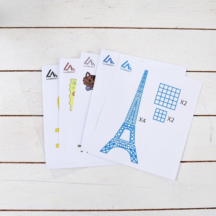 3D ручка Luazon, трафареты и 150 метров пластика комплекте, работа с ABS и PLA, хаки 3D ручка Luazon, трафареты и 150 метров пластика комплекте, работа с ABS и PLA, хаки