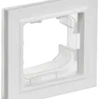 BRITE Рамка 1-местная IP44 РУ-1-БрАБ-44 арктический белый IEK