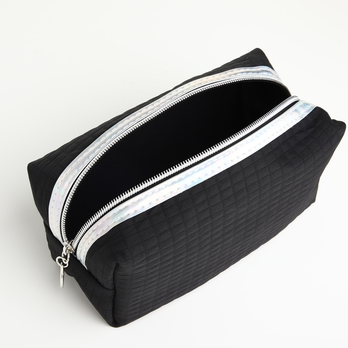 Косметичка на молнии, цвет чёрный Косметичка на молнии, цвет чёрный