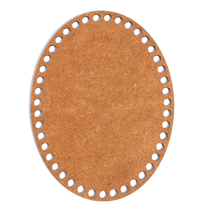 Донышко для вязания, овал — 20 × 15 см, хдф 3 мм