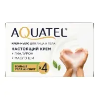 Крем-мыло для рук твердое Aquatel &laquo;Зеленый чай матча&raquo;, 90 г