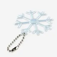 Светоотражающий элемент &laquo;Снежинка&raquo;, 5.5&times;5 см, цвет белый