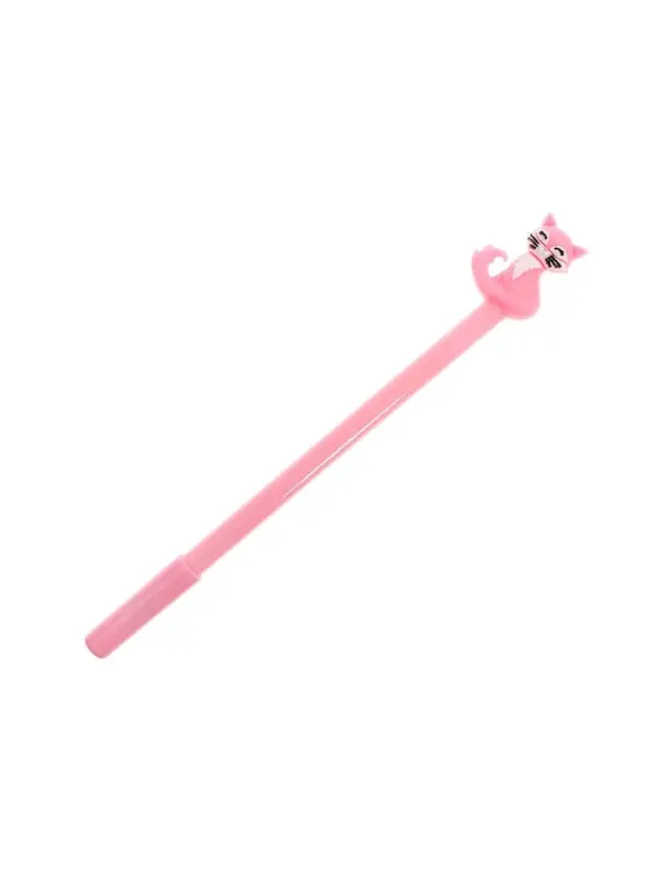 Ручка-прикол Calligrata &laquo;Кошечка&raquo;, синий стержень, гелевая, МИКС