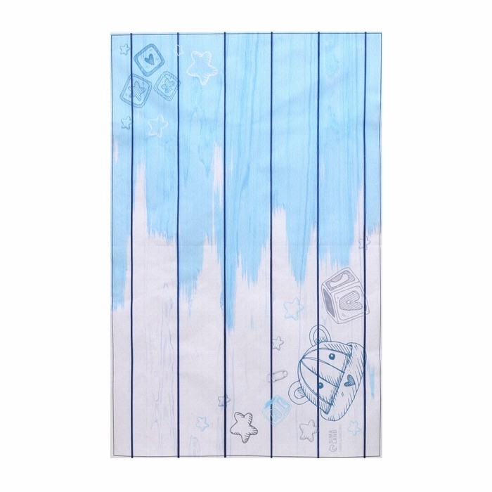 Фотофон винил Фотофон винил "Для новорожденных. Голубой" 120х80 см