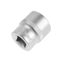 Головка торцевая шестигранная ТУНДРА, под квадрат 1/2", 24 мм, CrV